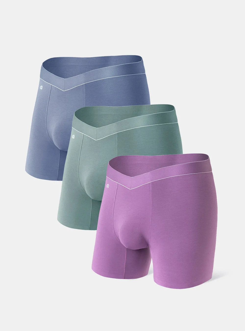 3 Packs  V-Shaped Micro Modal Boxer Briefs