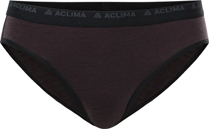 Aclima Women&#x27;s LightWool Briefs Chocolate Plum | Buy Aclima Women&#x27;s LightWool Briefs Chocolate Plum here | Outnorth