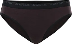 Aclima Women&#x27;s LightWool Briefs Chocolate Plum | Buy Aclima Women&#x27;s LightWool Briefs Chocolate Plum here | Outnorth