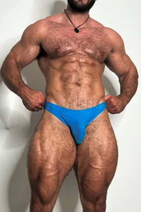 After-Hours Silky Seamless Briefs - Neon Blue