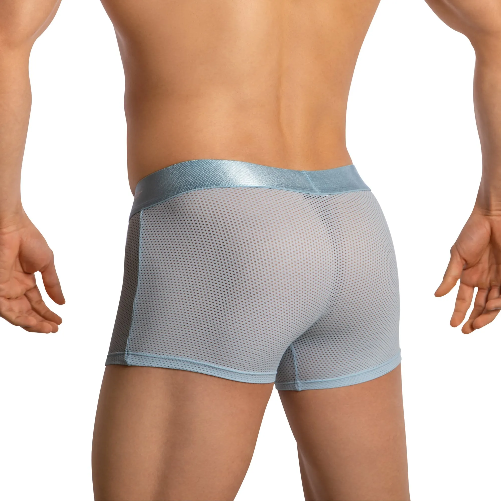 Agacio Boxer Mesh Trunks with Pouch AGG085