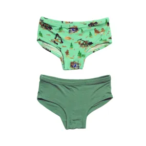 Bigfoot Logging Adventure Girls Underwear Set of 2