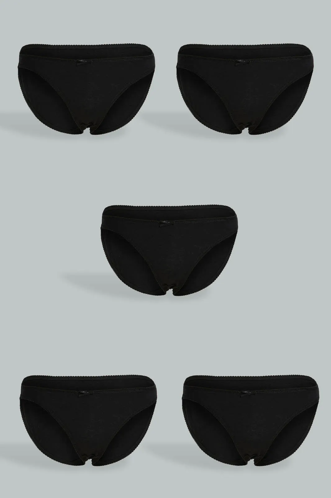 Black Bikini Briefs (Pack Of 5)