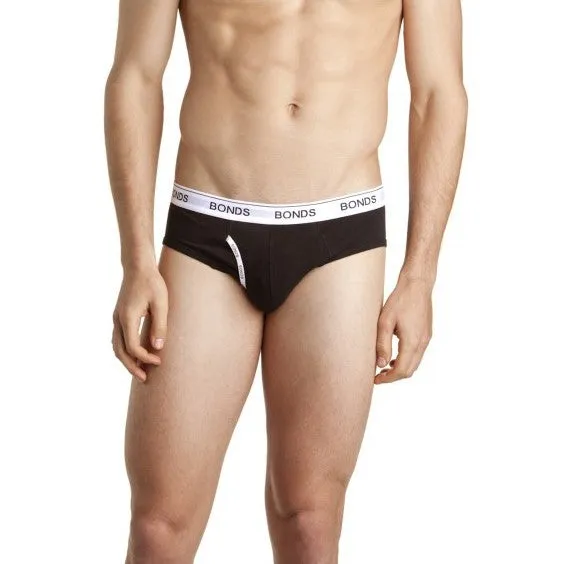 Bonds Guy Front Brief Underwear Black MZVI Size L