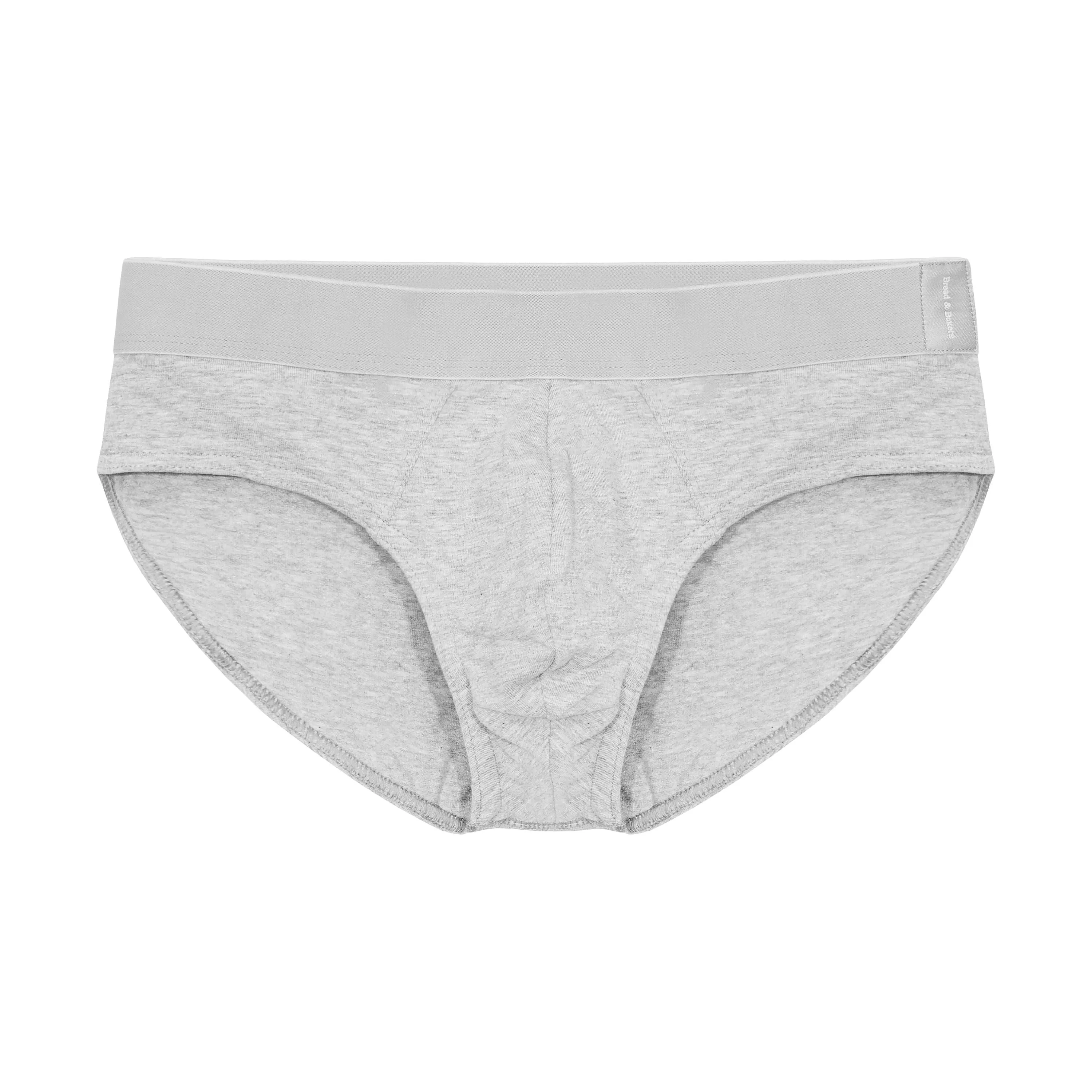 Bread and Boxers Grey Melange Brief