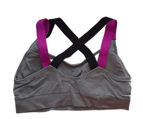 Breathable Seamless Women‘s High Impact Push Up Nylon Sports Bra