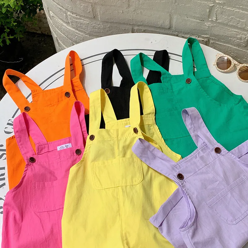 Candy-Coloured Unisex Children's Jumpsuit