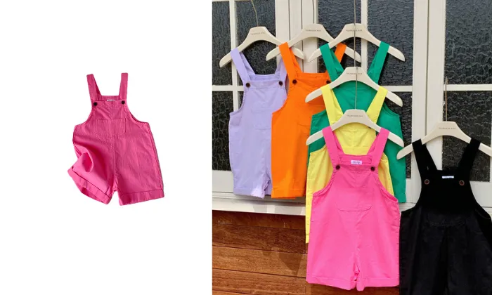 Candy-Coloured Unisex Children's Jumpsuit