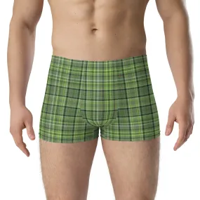 Checkered boxer briefs for men