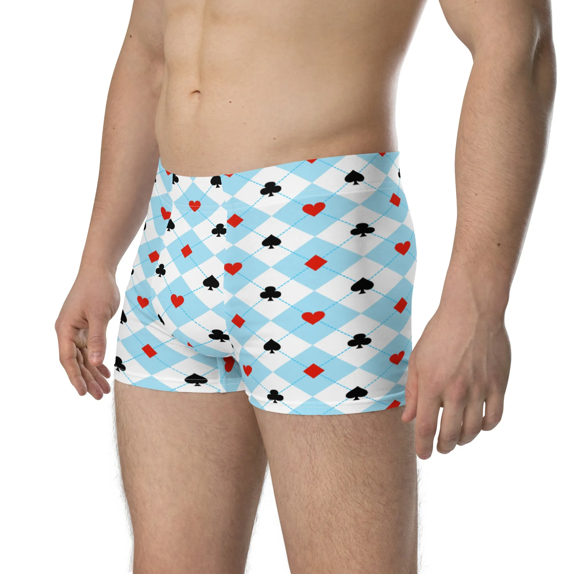 Chess pattern boxer briefs for men’s