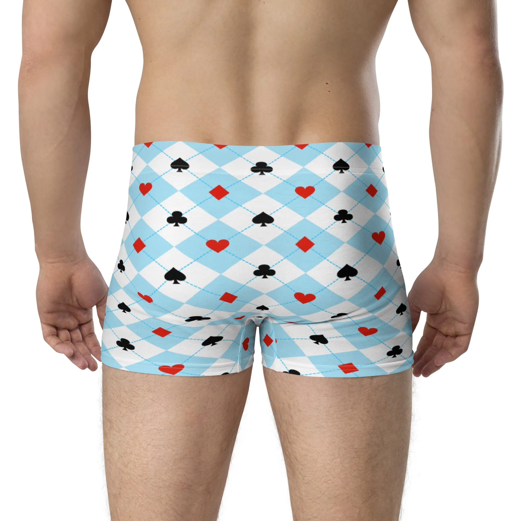 Chess pattern boxer briefs for men’s