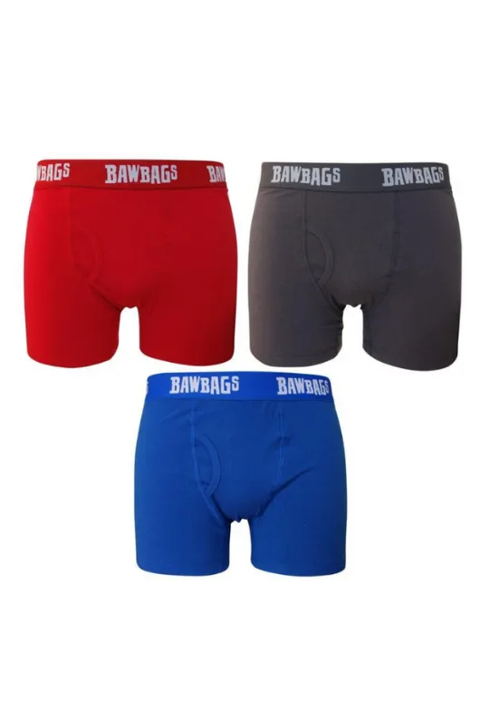 Colour Block 3 Pack Boxers