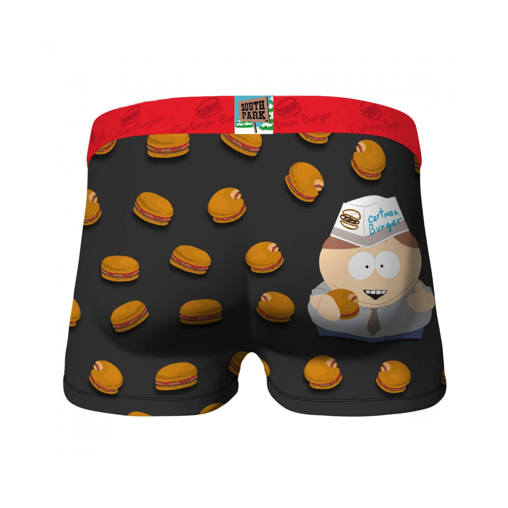 Crazy Boxers South Park Cartman's Burgers Boxer Briefs