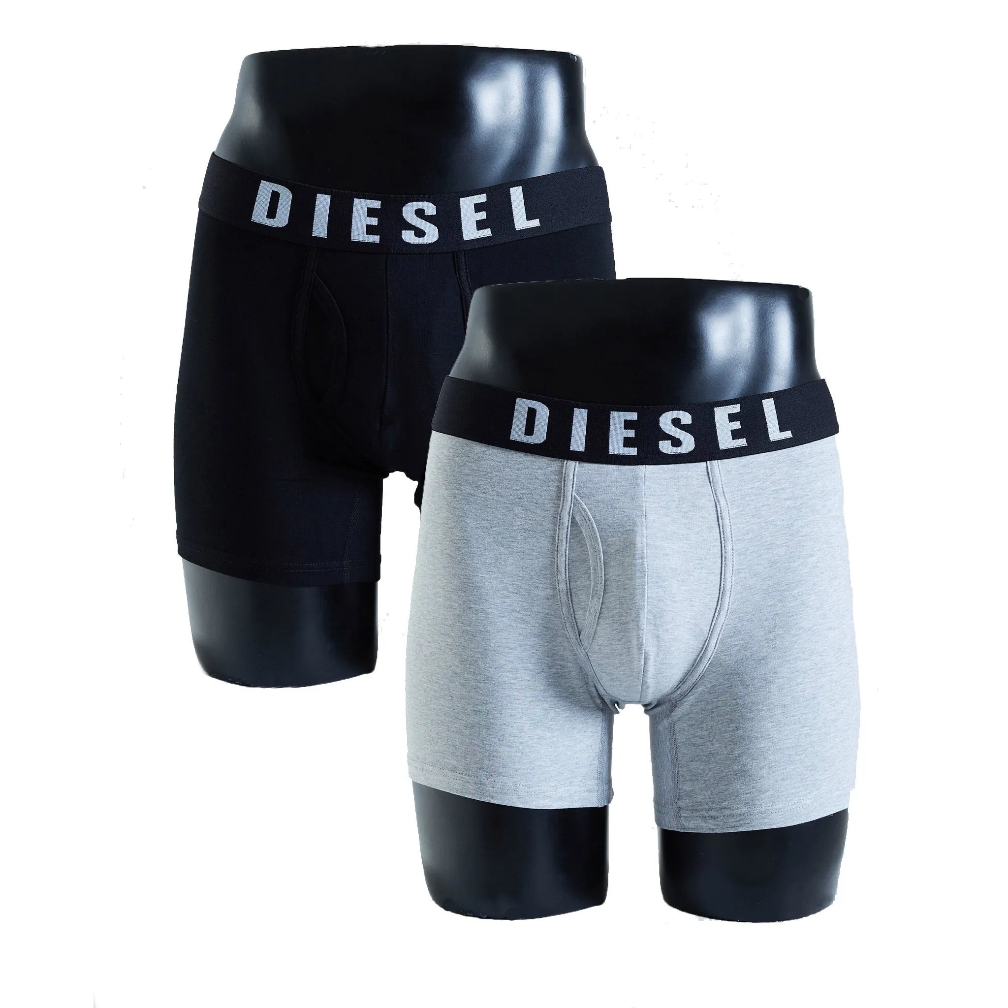 Diesel Boxed Boxers - Black/Pebble