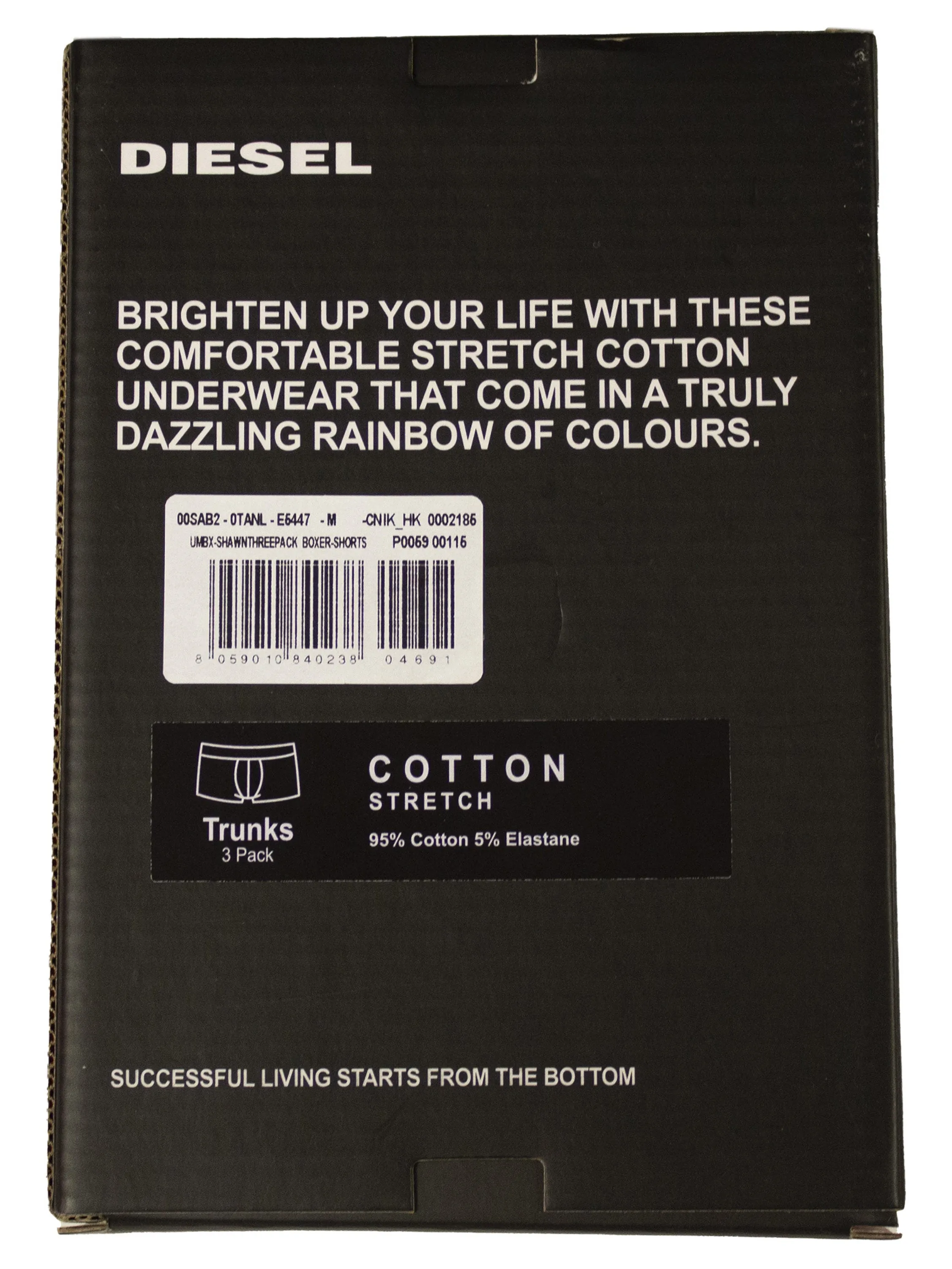 Diesel | Mens Black Boxers (3 Pack)