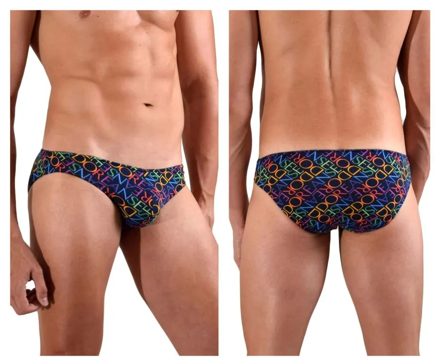 Doreanse 1405-PRN Proud Briefs Color Printed