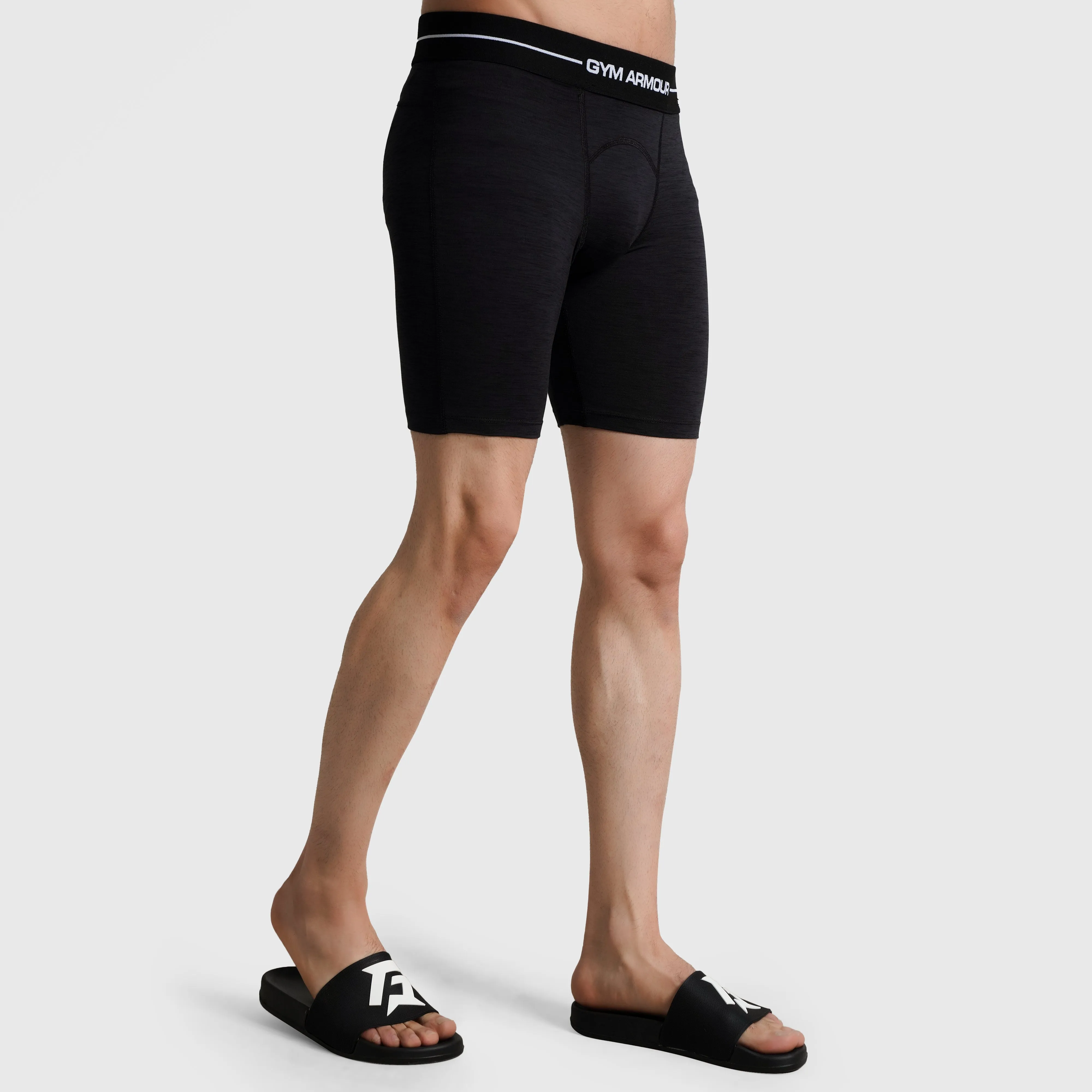 GA Compression Boxers (Charcoal)