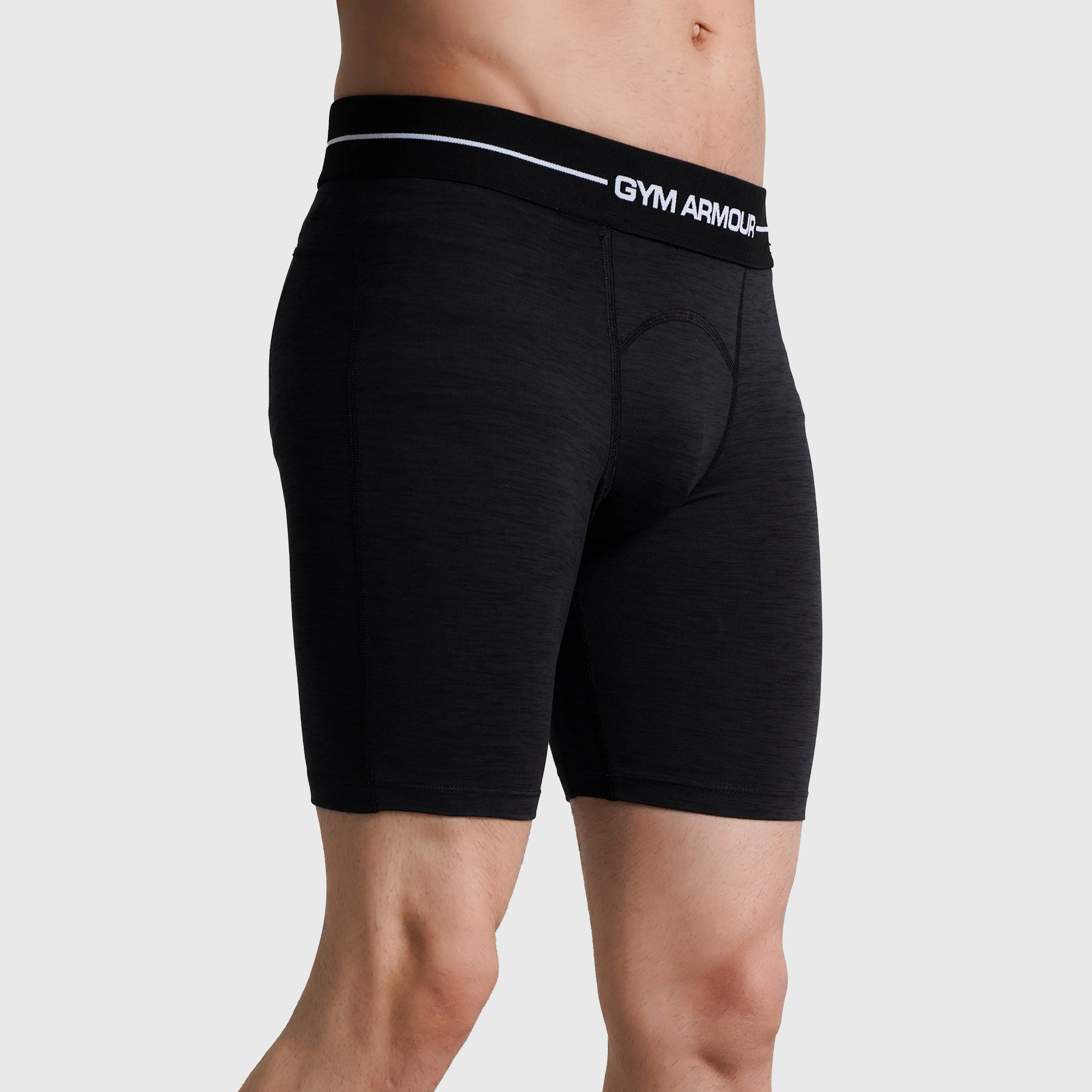 GA Compression Boxers (Charcoal)