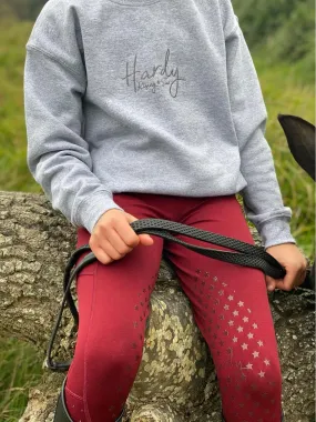 Hardy Equestrian Children's Rising Star Grey Sweatshirt