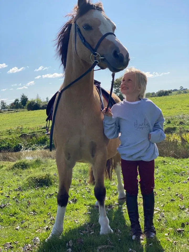 Hardy Equestrian Children's Rising Star Grey Sweatshirt