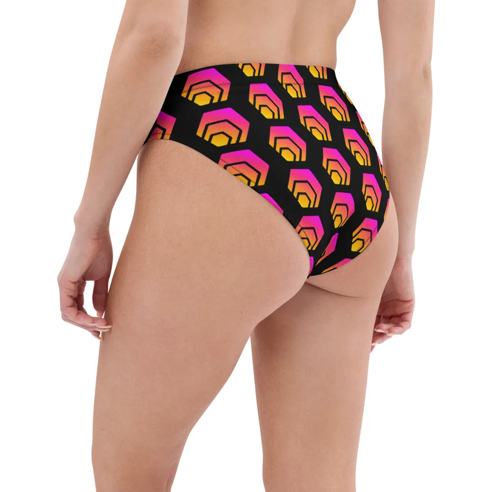 HEX Recycled high-waisted bikini bottom