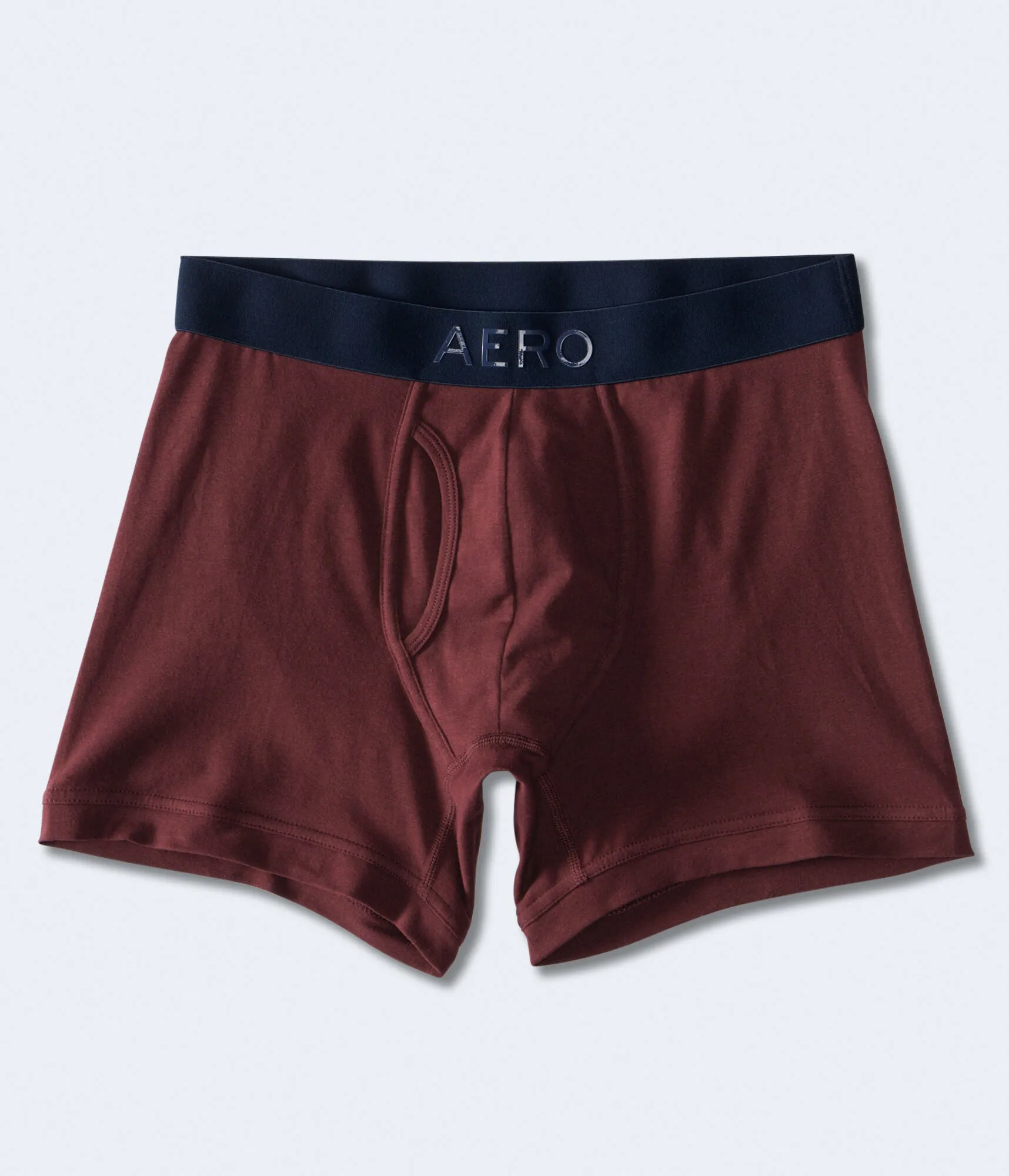 Knitted boxers with rubberized Aeropostale logo, red