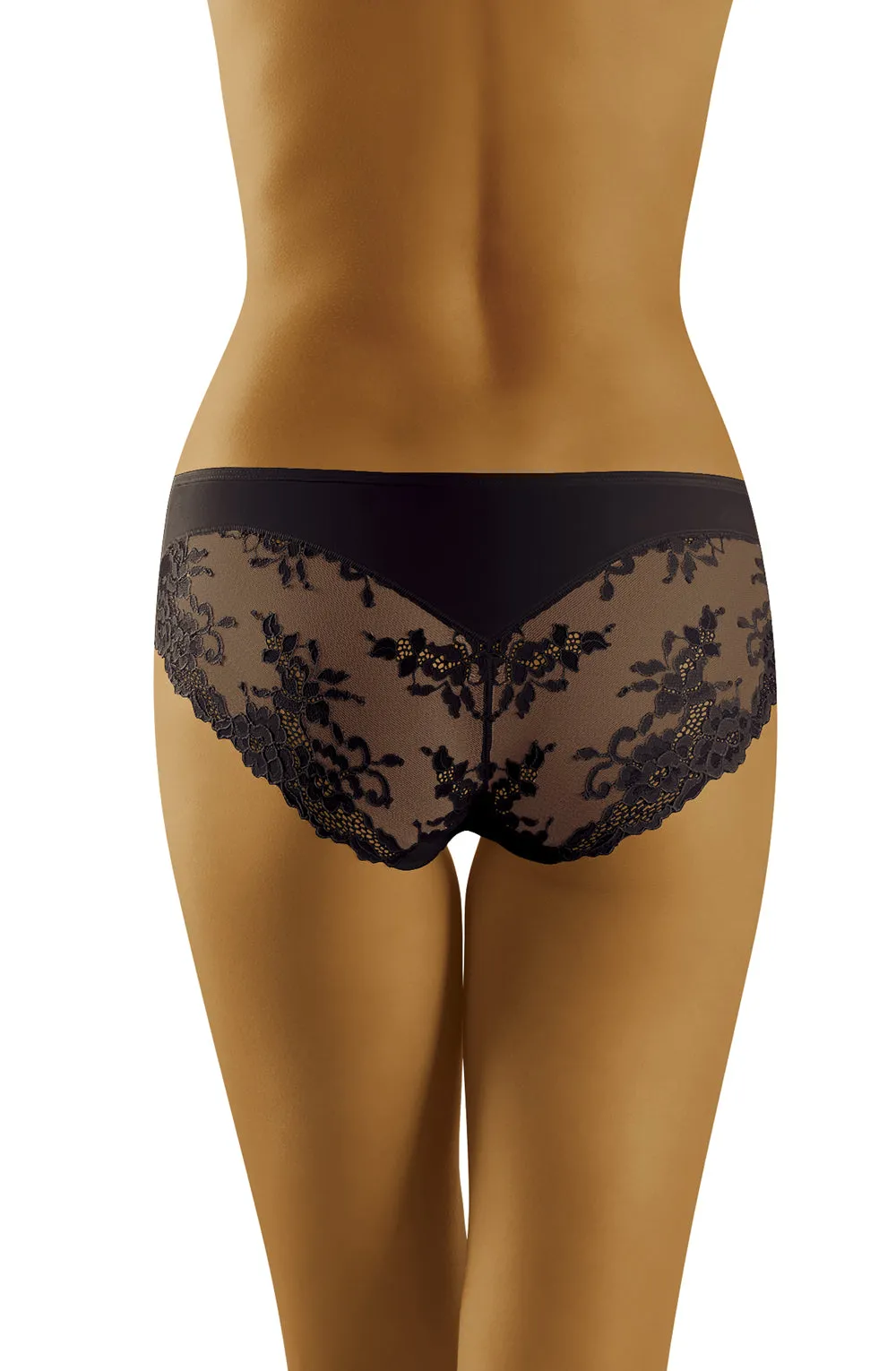 Ladies Elegant Comfortable Flower Lace Back Brief