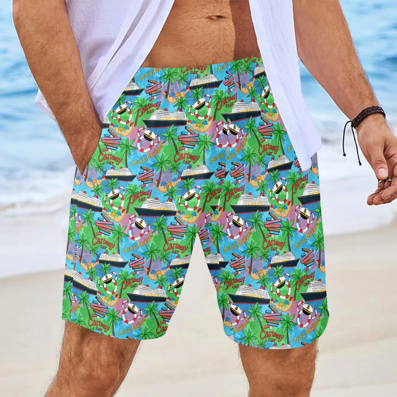 Let's Cruise Men's Swim Trunks Swimsuit