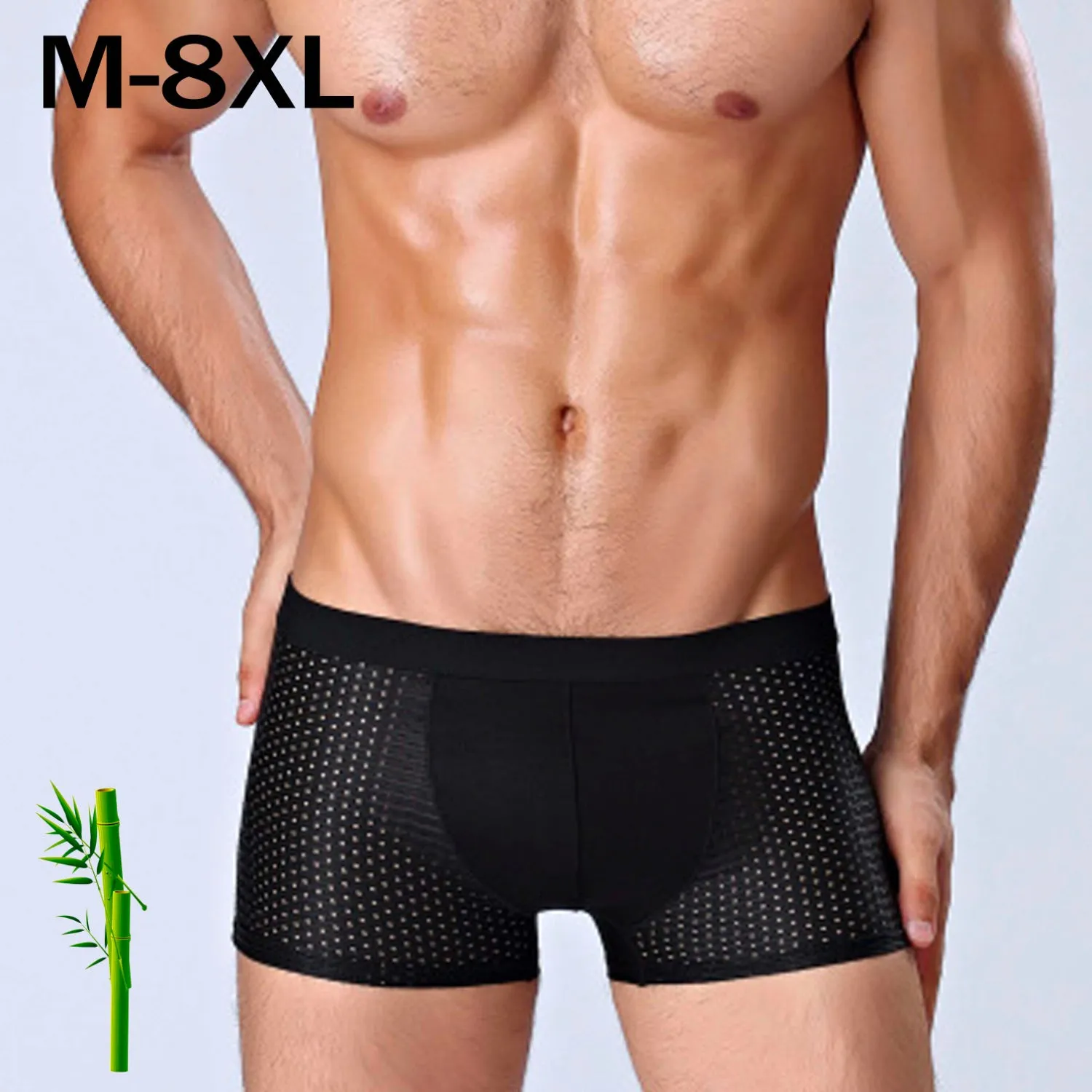 Letter Pattern Breathable Cotton Man Boxers