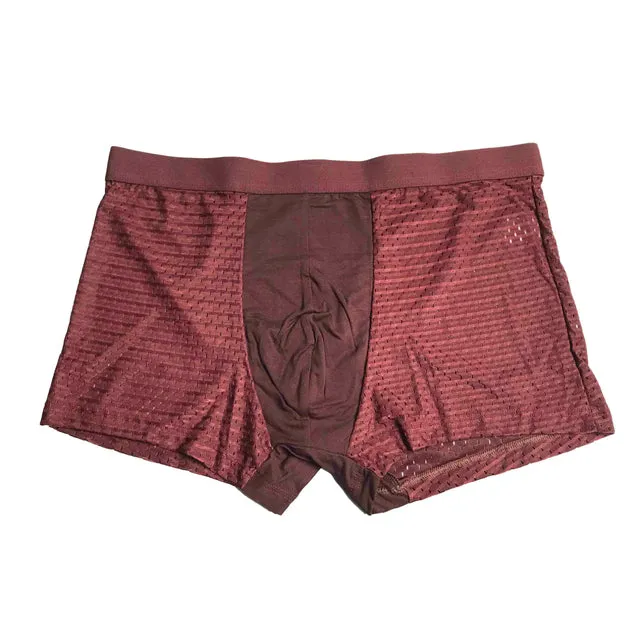 Letter Pattern Breathable Cotton Man Boxers