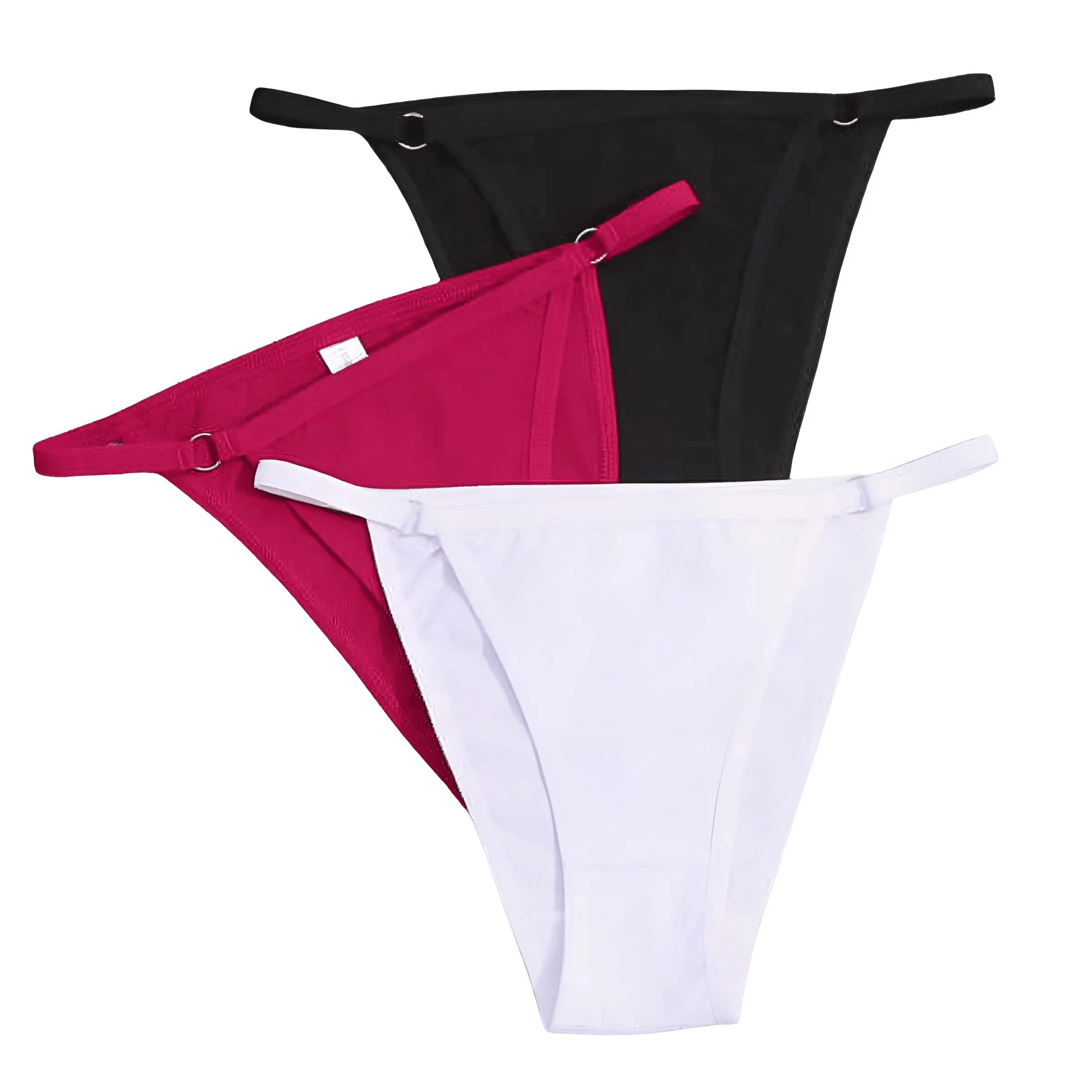 Low Waist Underwear - Women's Cotton 3Pcs/Set