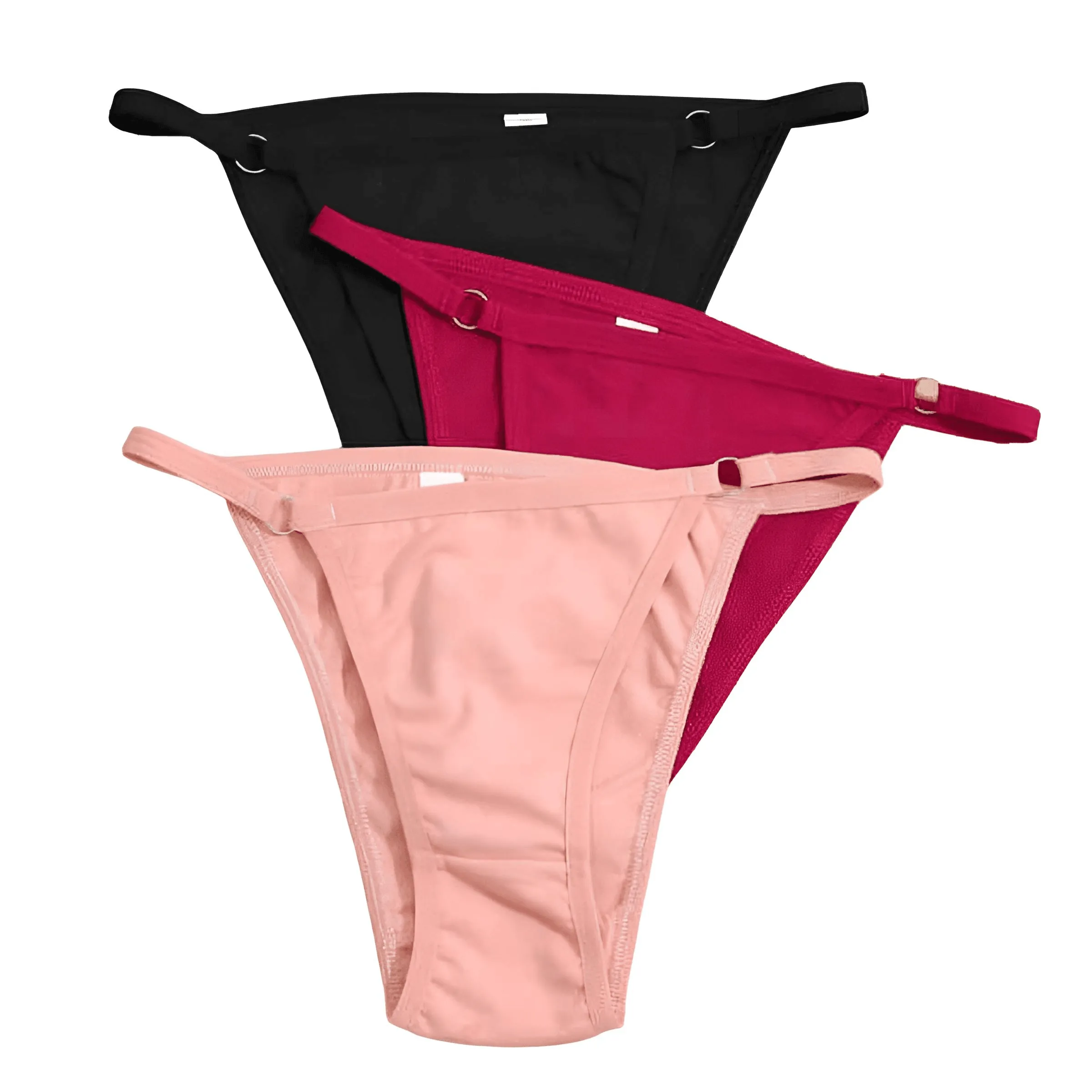 Low Waist Underwear - Women's Cotton 3Pcs/Set