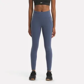 Lux High-Waisted Tights East Coast Blue