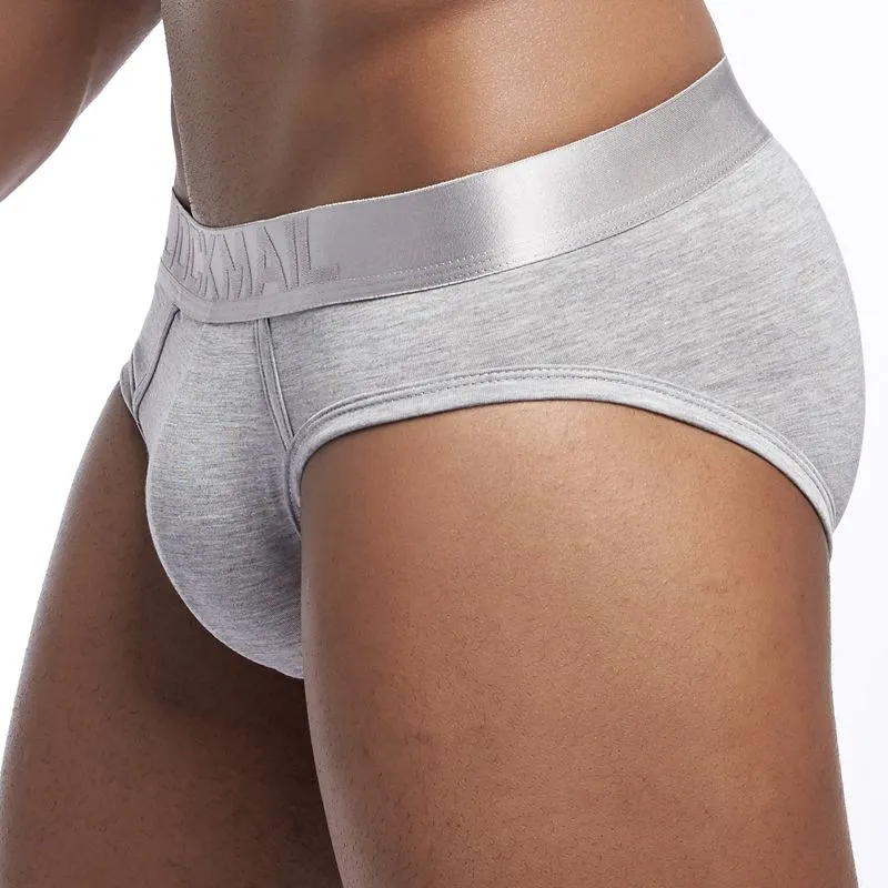 Male Sexy Breathable Low Waist Boxer Underwear With Solid Color