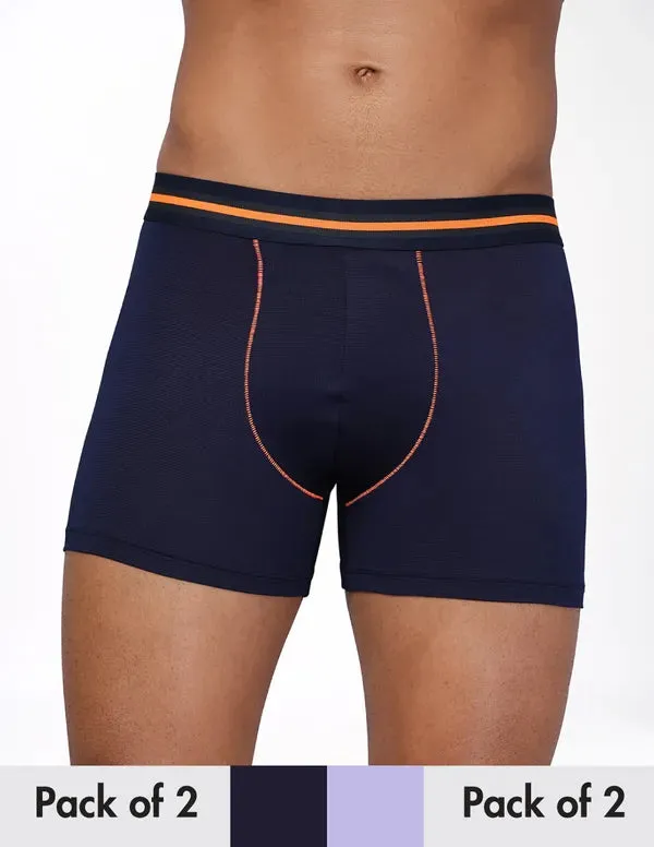 Men Colorblock Trunks with ELASTO LITE