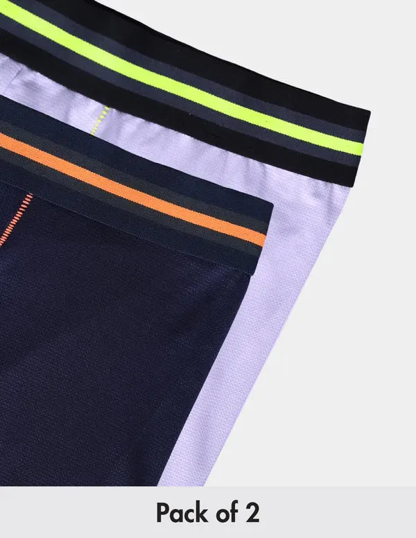 Men Colorblock Trunks with ELASTO LITE