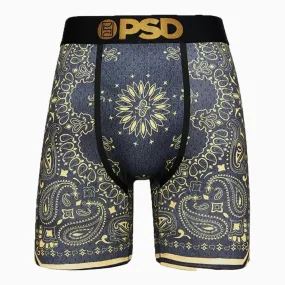 Men's Baller Bandana Gold Mesh Boxers