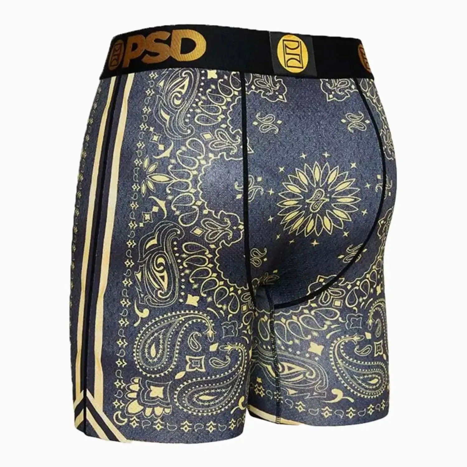 Men's Baller Bandana Gold Mesh Boxers