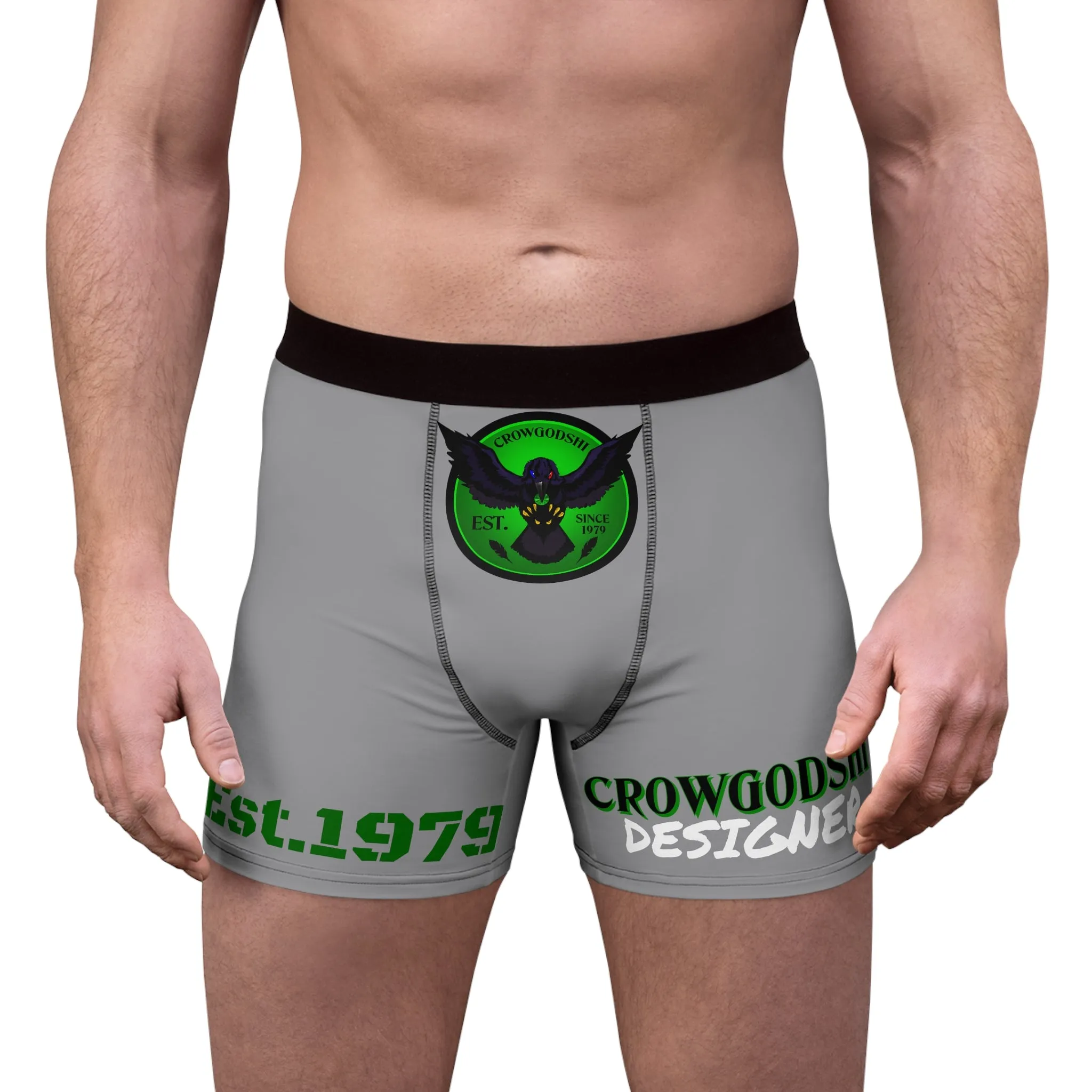 Men's Gray CD Est.1979 Boxer Briefs