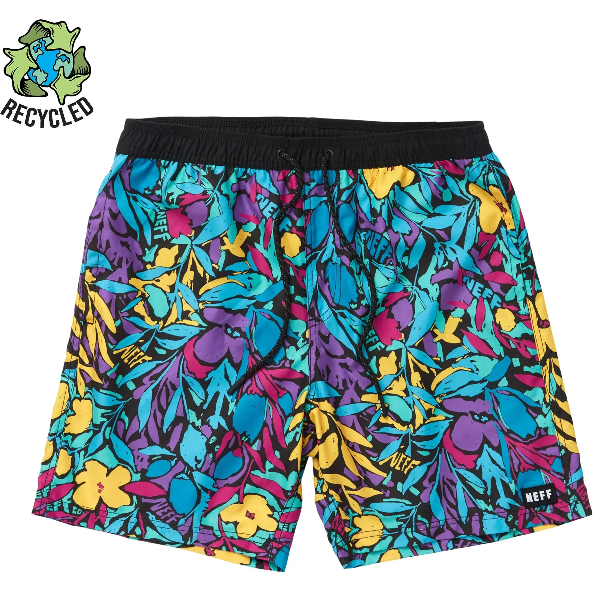 Men's NEFF Within The Weeds 17" Hot Tub Swim Trunks