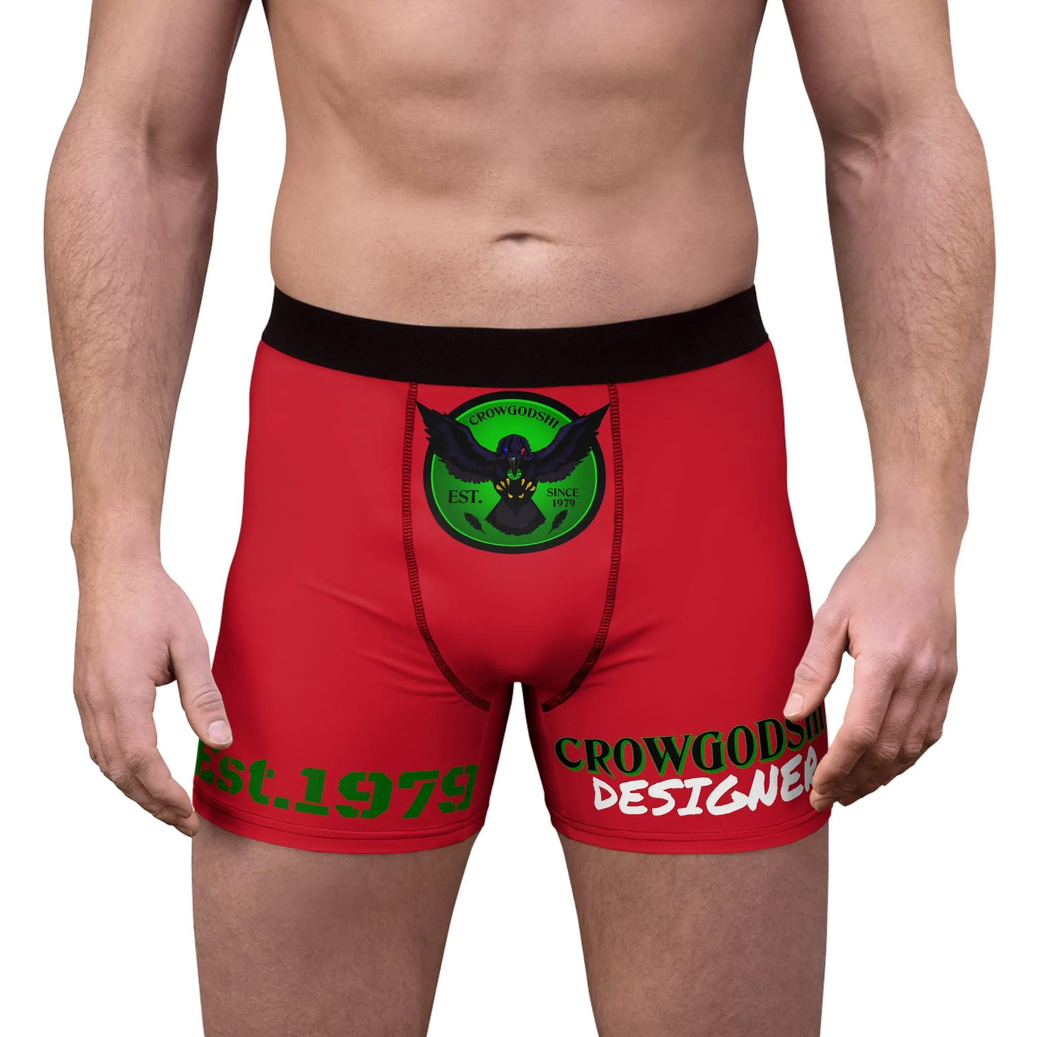 Men's Red CD Est.1979 Boxer Briefs