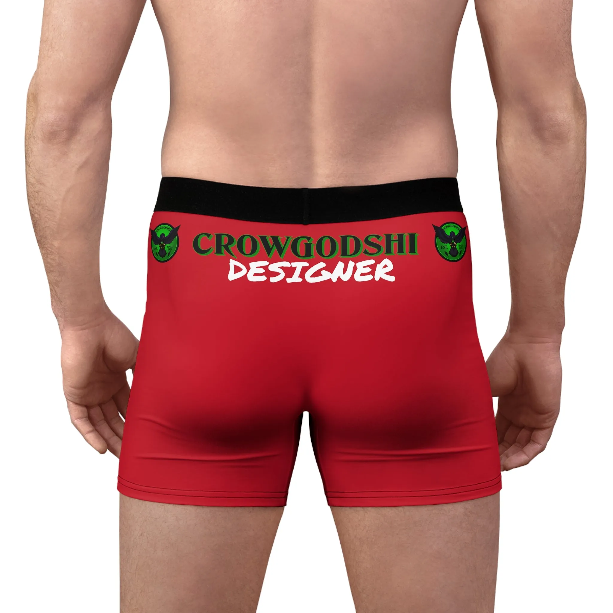 Men's Red CD Est.1979 Boxer Briefs