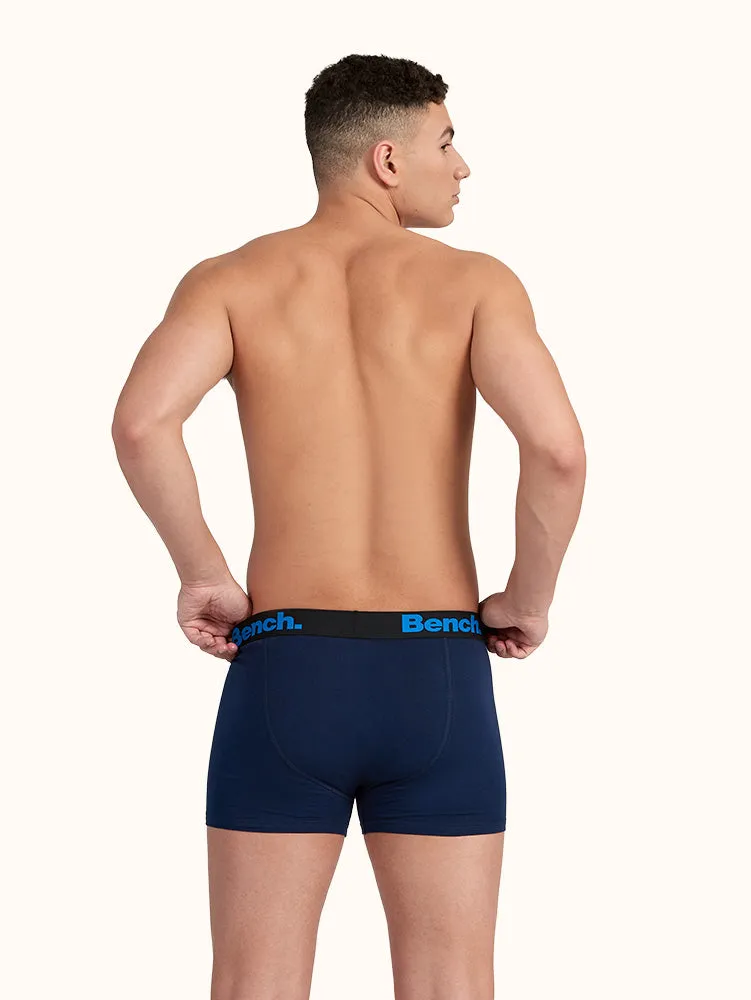 Men's Ultra Soft Trunk Navy (3 Pack)