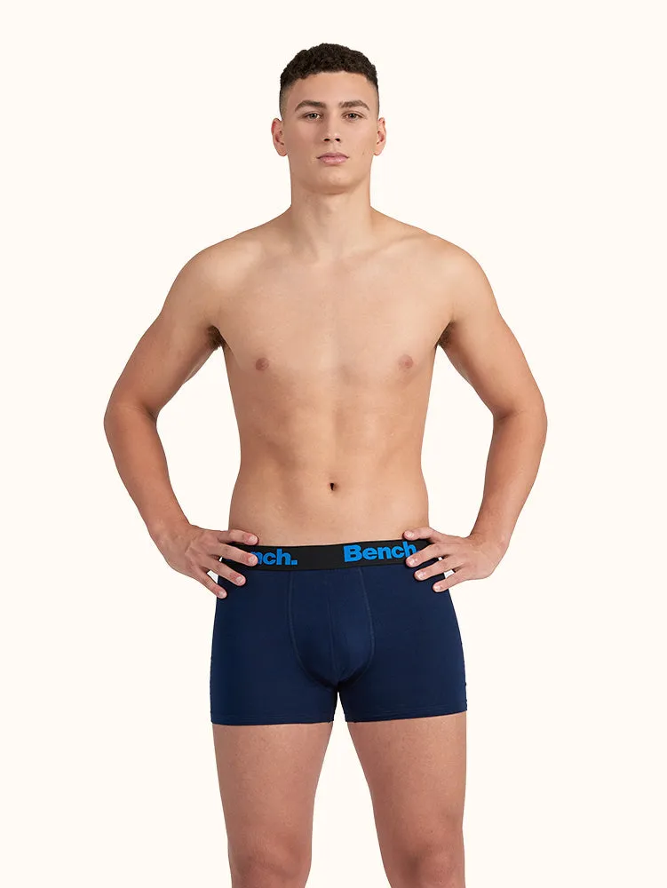 Men's Ultra Soft Trunk Navy (3 Pack)