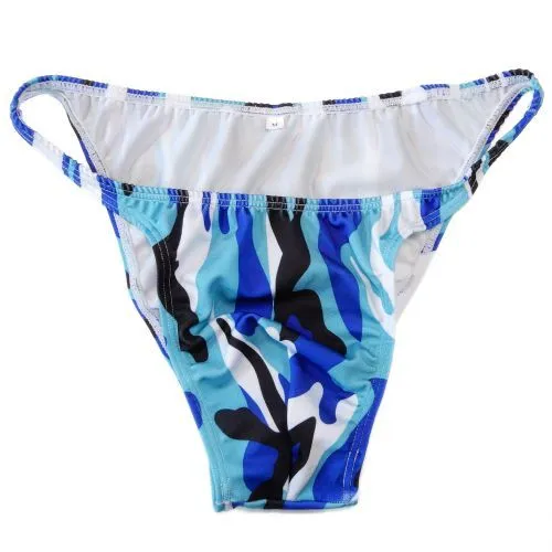 Narrow waist briefs, half-pack hip men's underwear, swimming material