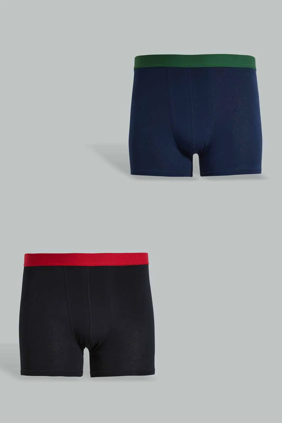 Navy And Black Hipster Brief Pack (2 Piece)