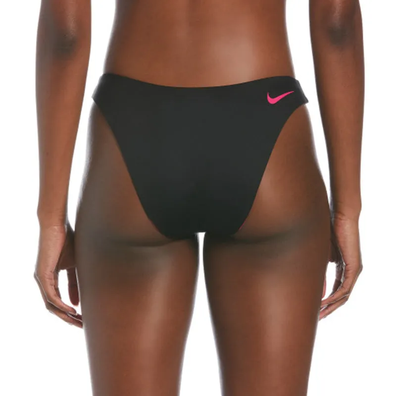 Nike - Women's Color Block Reversible Sling Bikini Bottom (Black)