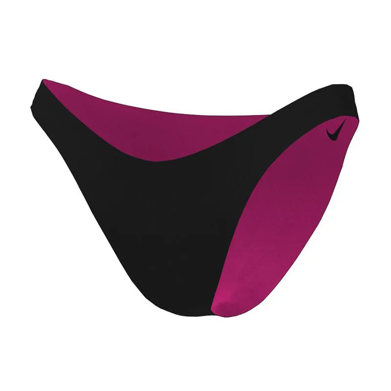 Nike - Women's Color Block Reversible Sling Bikini Bottom (Black)