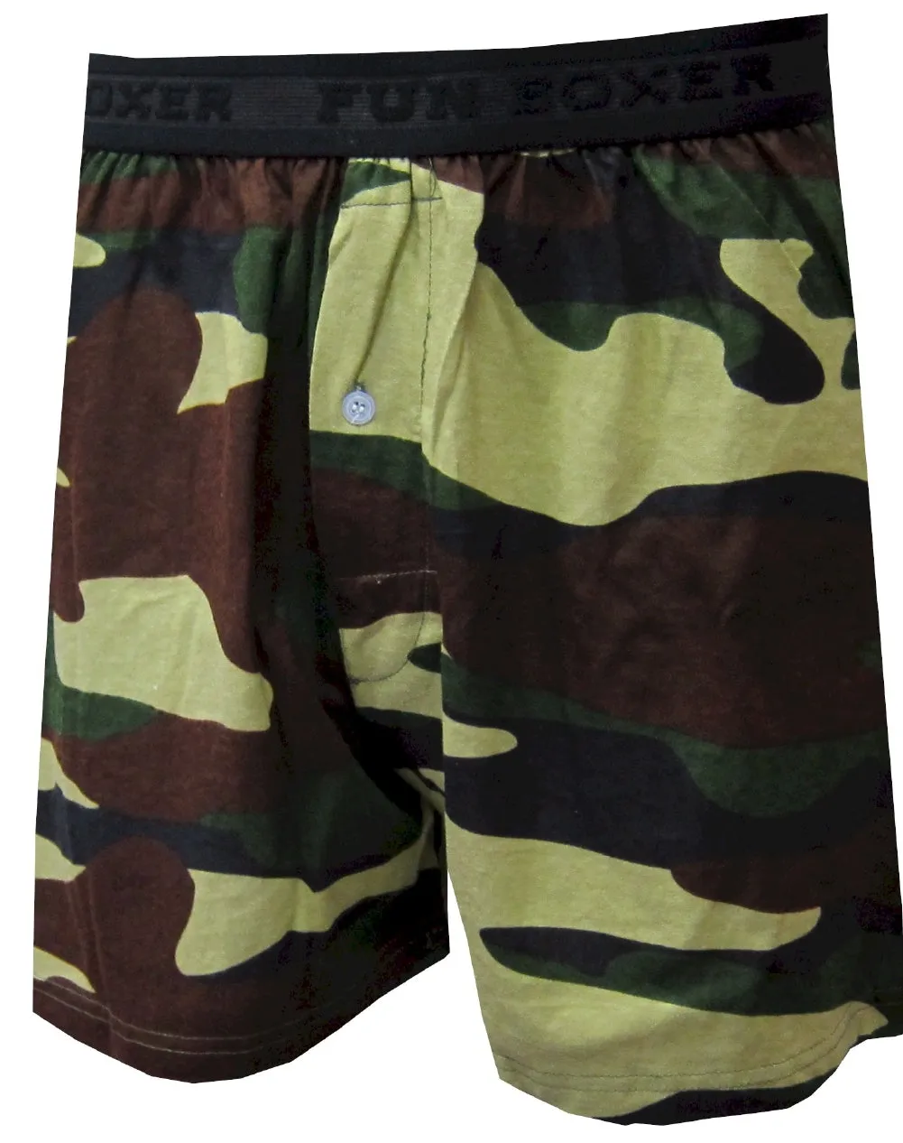 Olive Green Military Camo Boxers