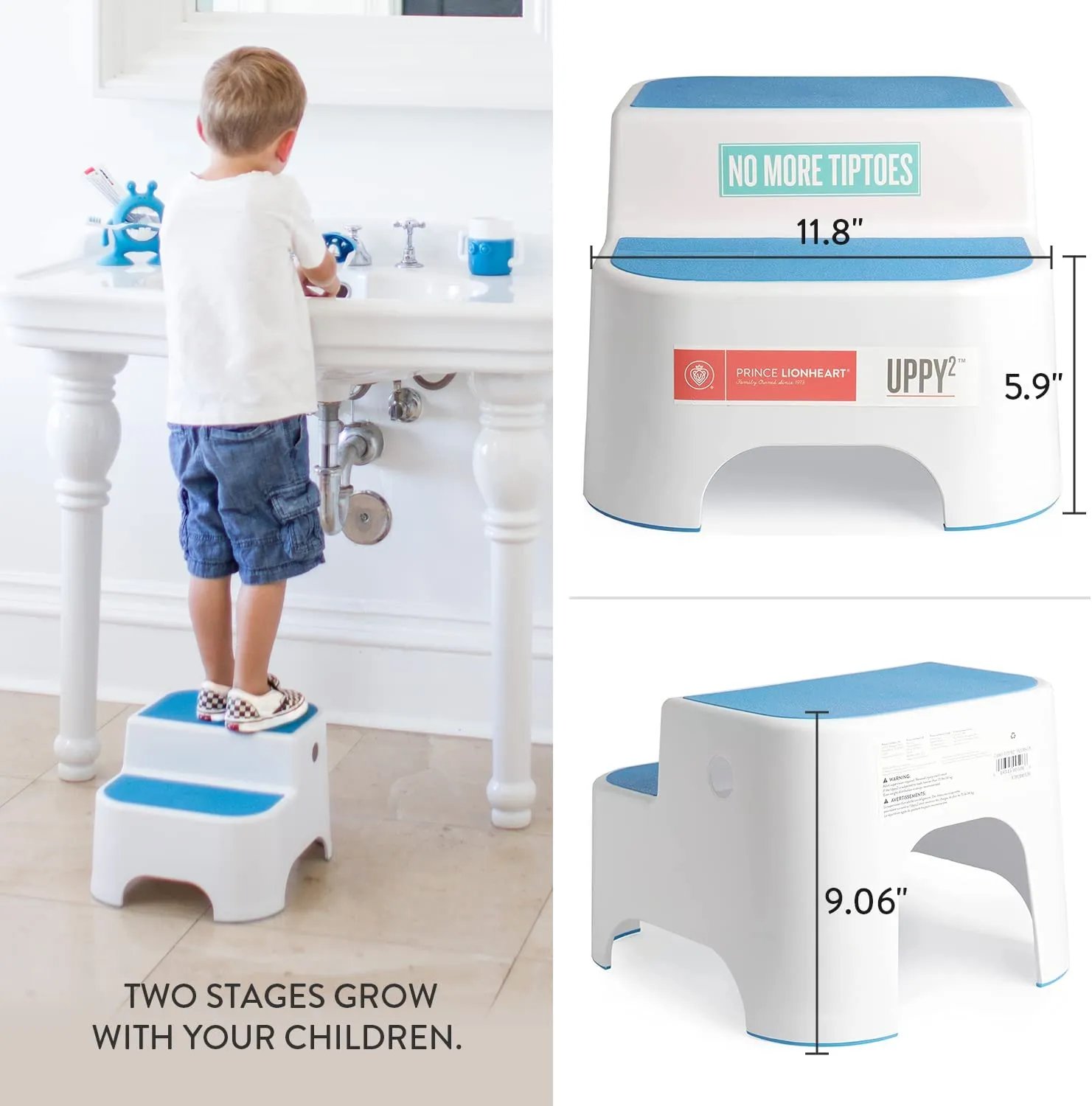 Prince Lionheart UPPY2 Step Stool Berry Blue